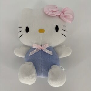 2003‎ Hello Kitty Sanrio Plush Purple W/ Pink Bow 10" Stuffed Animal Vintage